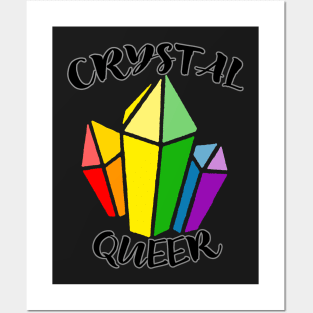 Crystal Queer Logo Shirt Posters and Art